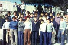 This class were all born in 1964, in the photograph they are 13 years of age. They are:
Manolis Kassimatis, Petros Notaras, Manolis Pieros, Manolis Lourantos, Dimitris Marselos, Kostas Sofios, Panagiotis Mourlos, Giannis Protopsaltis, Nikos Karidis, Antreas Kaligeros, Harris Kaligeros,...
