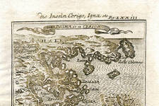 1683 Map of CERIGO Kithira Island 1st ed.
by Allain Manesson Mallet