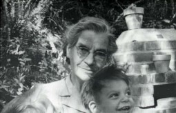 Yanoula Chlentzos and her grandsons