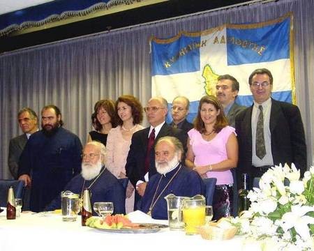 Farewell dinner. 2003. For the Metropoliti of Kythera, K Kyrillos. - Metropoliti Leaving