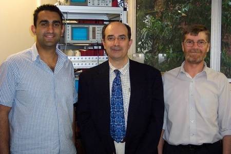 Professor Minas Coroneo. Outside his office at Randwick's Prince of Wales Hospital. - Bionic Eye Team