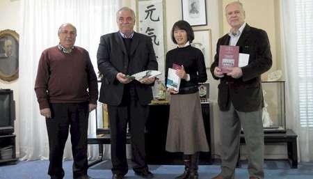 Visit of Ms Soko Koizumi to Lefkada - Hearn episkepsi-eustathiou-2A