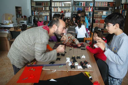 Childrens' activities at the Kythera Library - Games workshop 01s