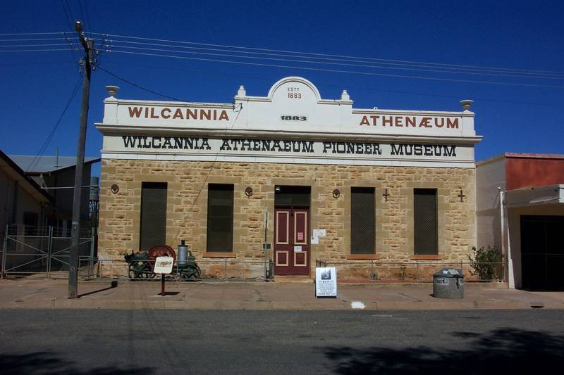 Cafes, Shops & Cinemas - Athenaeum Building, Wilcannia, NSW.
