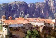 Monastery of St. Stephen. Meteora. Repository of the the remains of Ayios Haralambos. 