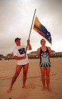 Bondi waves its own flag. 