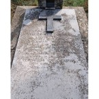 Closeup of Gavrilis grave marker, Logothetianika 