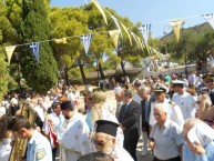 The icon of Myrtidotissa on parade 