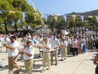 As usual the band led the parading of the icon with great pride and gusto 