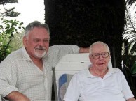 Peter Prineas (left) with Jim Somerville an old comrade of rainforest and wilderness campaigns. 