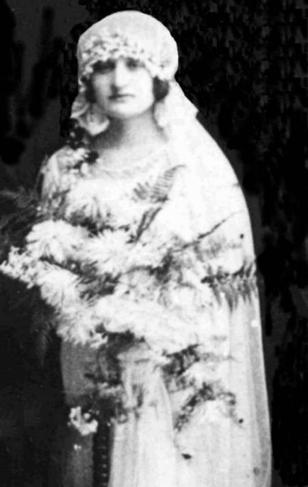 Athena Connell, Accrata, Greece, and Goulburn NSW,1926. From her wedding photograph. 
