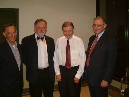 Peter J Comino, Peter Prineas, Prof. Manuel Aroney & Angelo Crones. 
