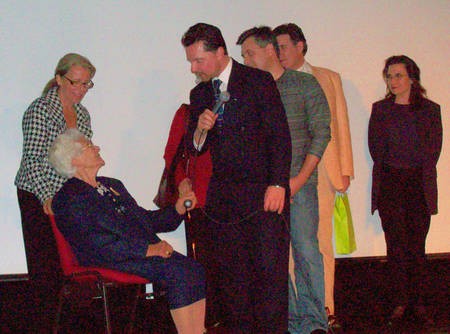 Panayotis Diamadis interviewing 87 year old Thespina Tourva 