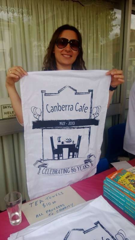 The Canberra Cafe tea towels were one of the great hits 