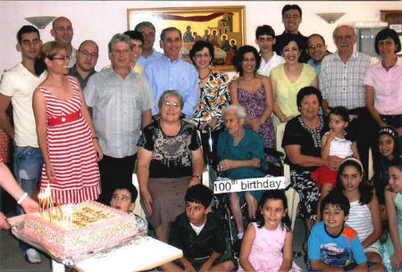 Katerina Mageros turns 100. - 100th Birthday Katerina Mageros