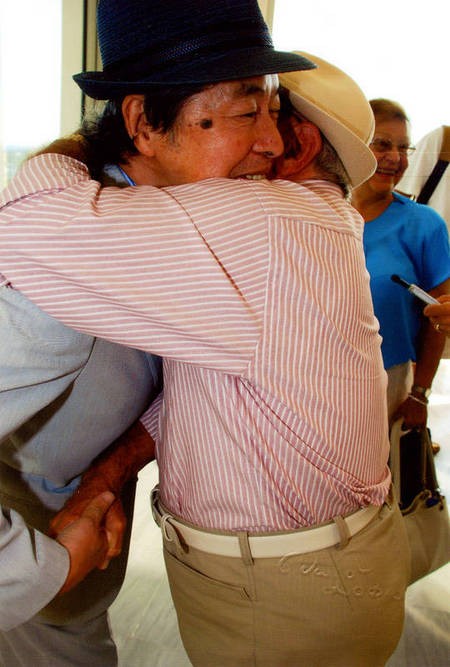 Sept 2008. (1) Toki Koizumi, the grandson of Lafcadio Hearn visits Kythera to pay homage to his grandparents. - Hearn002