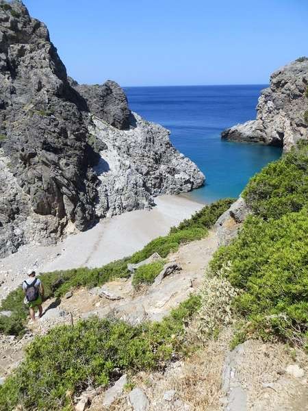 View of Hora from its castle - Guardian Kalami Beach