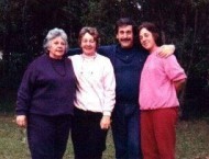 Peter Sophios and his sisters, Elaine, Diane and Barbara 