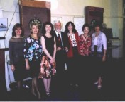 Professor Nikos Petrochilos with Committee members from the Women's Auxiliary, Kytherian Association of Australia. 