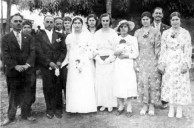 Wedding of Peter Elisseos and Marianthi Psomas in Biloela in 1938. 