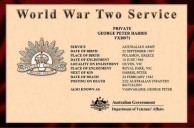 WWII Service Certificate - George Peter Vamvakaris (1907-1942) 