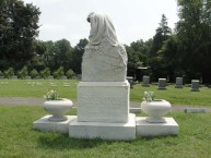 Cavacos monument created by Emmanuel Cavacos, in the Greek section of a Cemetery in Baltimore 