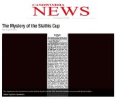 The Canowindra News received a request recently to track down the elusive Stathis Cup 