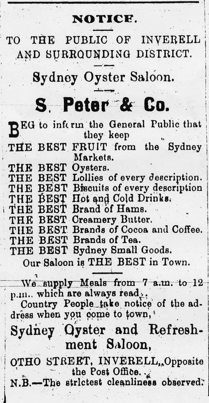 S.Peter & Co - Sydney Oyster Saloon 