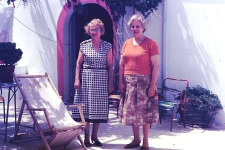 Vasilia Vlandys & Noula Tambakis - August 1984 