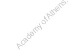 Academy of Athens. Announcement. Advising Hugh Gilchrist of his award. 