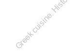Greek cuisine. History of the influence on Australian cooking. Kythera and Kytherians, prominent. 
