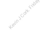 Kevin J Cork. Friday March 13th, 1998. 