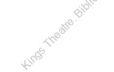 Kings Theatre. Bibliography of the Heritage Impact Assessment, 2002. 