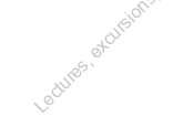 Lectures, excursions, guided tours 