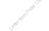 Letter from Peter Clentzos regarding honorable discharge for his father 