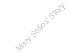 Mary Sofios' Story 