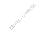 Mentis - O Mentis 