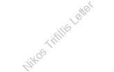 Nikos Trifillis Letter 