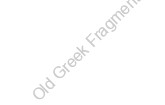 Old Greek Fragments. An essay by Lafcadio Hearn 