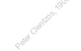 Peter Clentzos, 1909-2006 