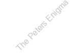 The Peters Enigma - A Presentation at the Roxy Bingara 10 April 2011 