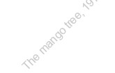The mango tree, 1974 