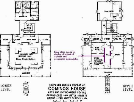 History of Cominos House. Arts and Environment Centre. - Cominos House Plans Floor