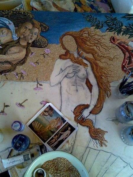 Birth of Venus mosaic by Andonis Georgopoulos - n539027237_353447_4440