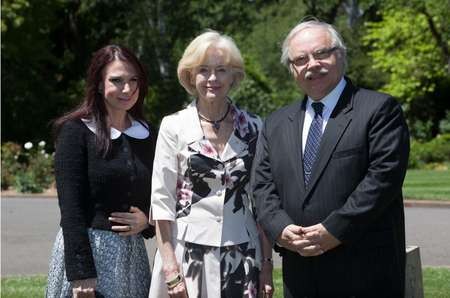 Australia's new consulate general for Greece Haralabmos Darafanos, meets with Quentin Bryce at Government House in Canberra - Darafanos new Ambassador for Greece