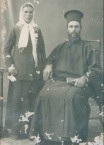 Father Evangelos Crithary the priest of Karavas and his wife Stamatia (nee Panaretos) 
