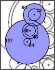 Antikythera mechanism - Gears-numbered 
