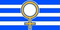 A Flag for Kythera. Proposal 4. A Flag for Kythera. Proposal 3. Utilising the symbol for womanhood as it is currently depicted. 