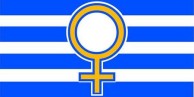 A Flag for Kythera. Proposal 4. A Flag for Kythera. Proposal 3. Utilising the symbol for womanhood as it is currently depicted. 