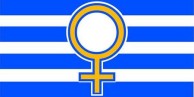 A Flag for Kythera. Proposal 4. A Flag for Kythera. Proposal 3. Utilising the symbol for womanhood as it is currently depicted. 